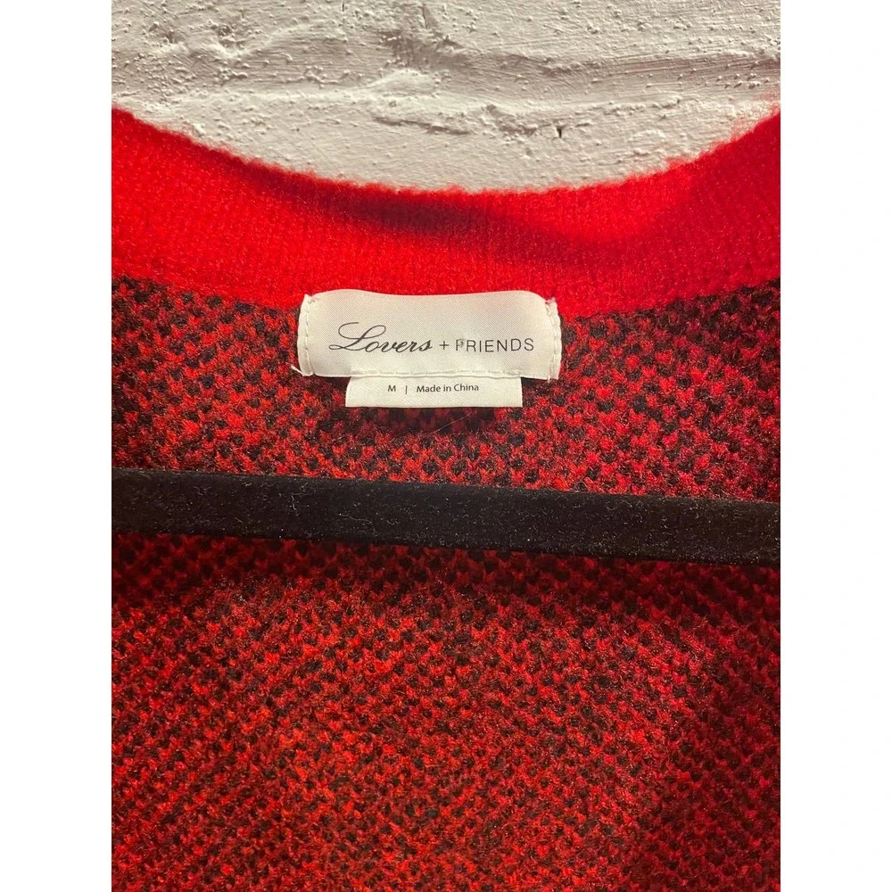 Lovers and Friends Wild Duster Cardigan in Red Leopard | REVOLVE (M)